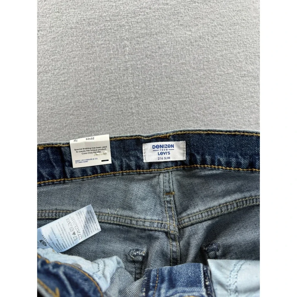 Denizen from Levi's 216 Slim Mens 32x32 Blue Flex Jeans New